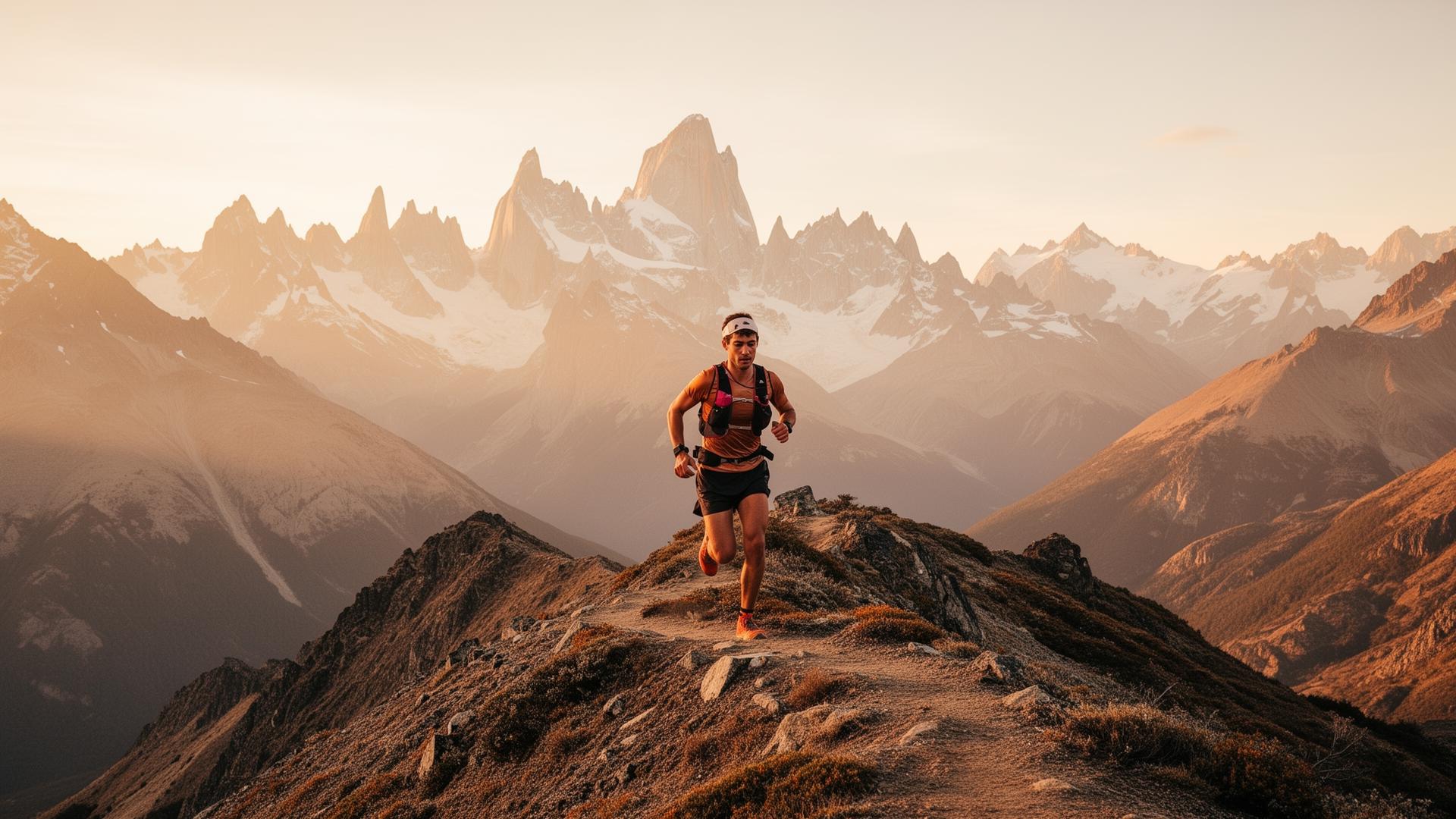Trail runner en montañas LATAM